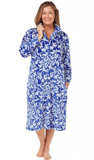 Marlon Floral Zip Robe